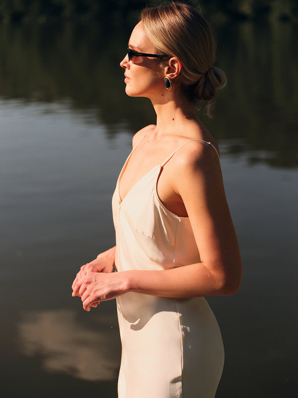 Velvet maxi dress