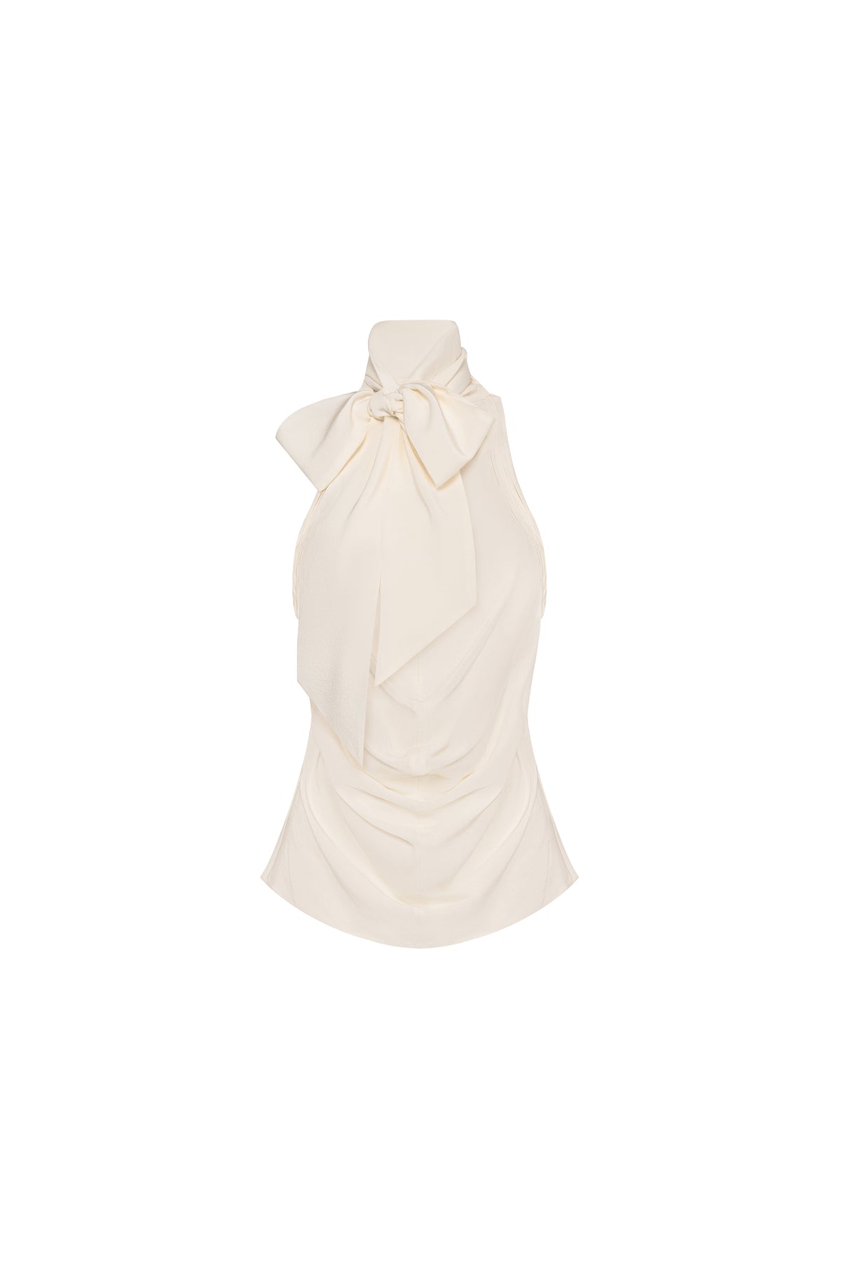 Silk halter blouse